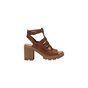 Timberland Beige Leather Strap-On Women's Sandals